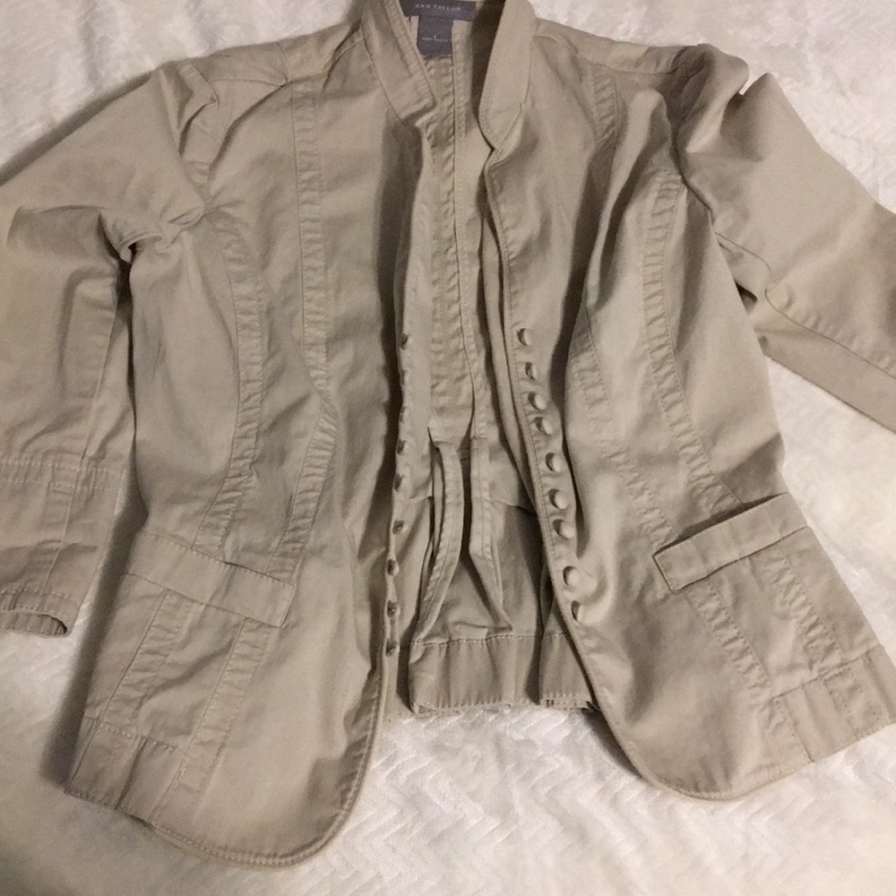 Ann Taylor Cream Jacket